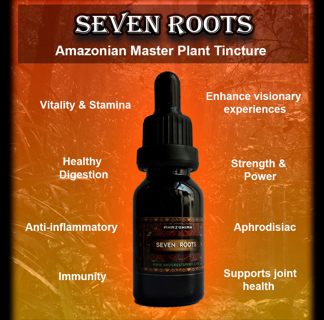 Super high potency tincture or extract made from a powerful blend of 7 wild Amazonian roots and herbs Chuchuwasi + Huacapurana + Huayo sugar + Icoja + Murure + Cumaceba + Huasca clavo